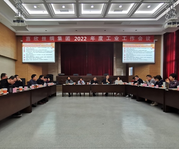 J9集团丝绸召开集团2022年度工业事情聚会