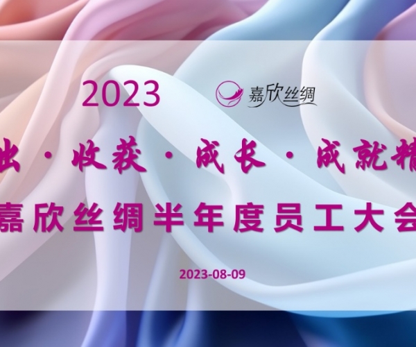 J9集团丝绸召开2023半年度员工大会